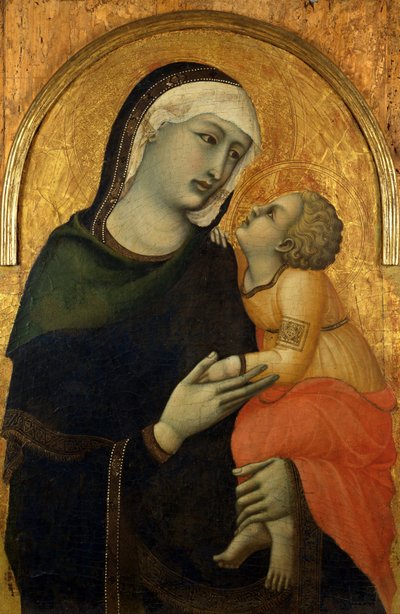 Madonna met Kind door Pietro Lorenzetti